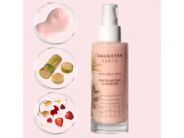 Daughter Earth AHA BHA PHA Exfoliating Cleanser