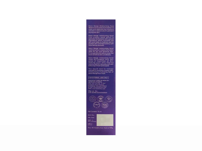 Derm Range Moisturizing Facewash
