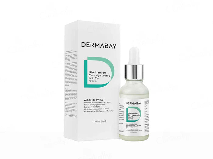 Dermabay 5% Niacinamide + 1% Hyaluronic Acid Face Serum