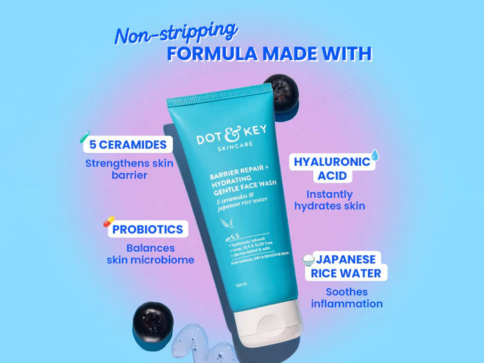 Dot &amp; Key Barrier Repair + Hydrating Gentle Face Wash