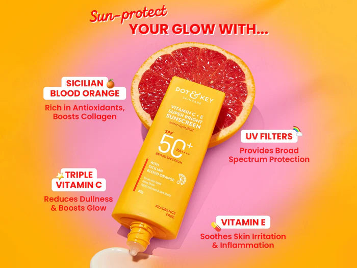 Dot &amp; Key Vitamin C + E Super Bright Water-Light Fluid Sunscreen SPF 50 PA++++