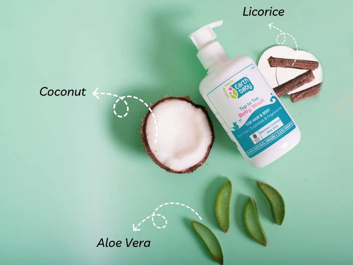Earth Baby Top To Toe Baby Wash For Hair &amp; Body