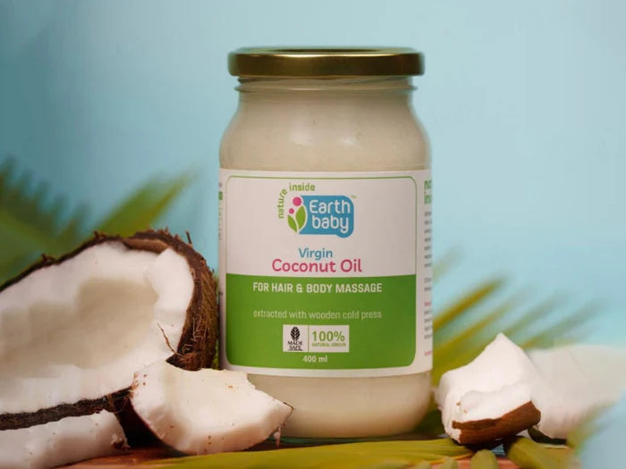 Earth Baby Virgin Coconut Oil for Hair &amp; Body Massage