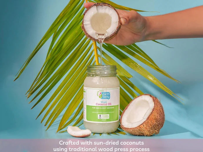 Earth Baby Virgin Coconut Oil for Hair &amp; Body Massage