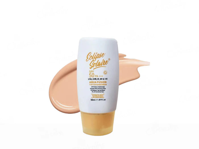 🛡️ Eclipse Solaire Tinted Aqua Fusion Sunscreen SPF 50 PA+++