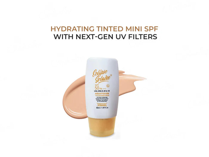 🛡️ Eclipse Solaire Tinted Aqua Fusion Sunscreen SPF 50 PA+++