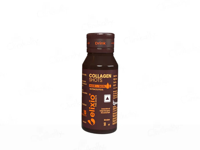 Elixio Hair &amp; Skin Collagen Shots For Adults – Advanced Beauty Nutrition for Healthy Skin, Hair &amp; Nails
