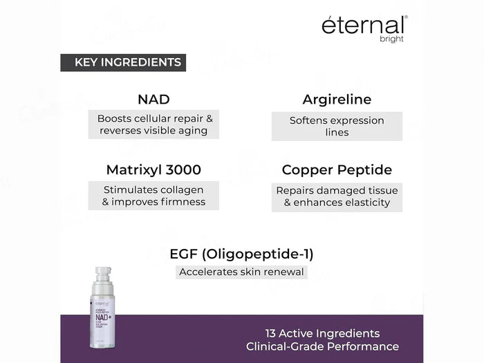 Eternal Bright Advanced Multi-Peptide NAD+ &amp; EGF Age-Defying Serum