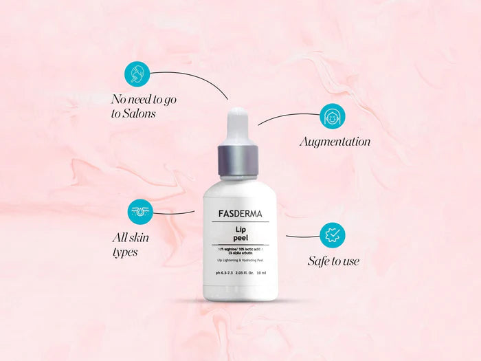 Fasderma Lip Peeling Solution | Lip Brightening &amp; Exfoliating Peel | 10 ml