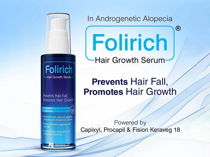 Folirich Hair Growth Serum 60 mL – Peptide Complex + Apigenin + Oleanolic Acid