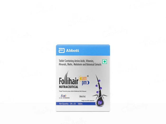 Follihair Nutraceutical AM/PM Tablet