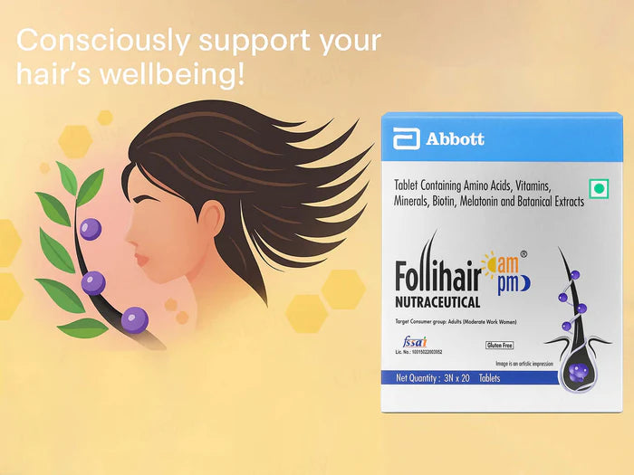 Follihair Nutraceutical AM/PM Tablet