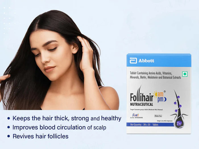Follihair Nutraceutical AM/PM Tablet