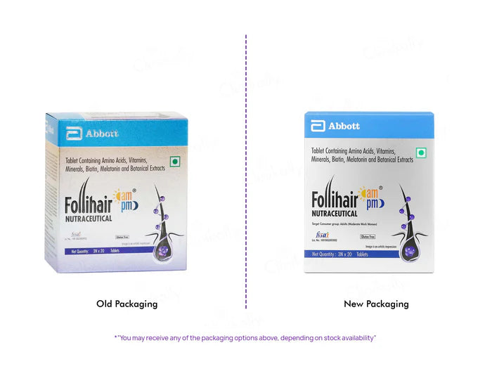 Follihair Nutraceutical AM/PM Tablet