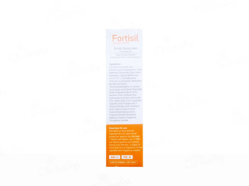 Fortisil Smart Sunscreen Ultra Matte Gel SPF 50 PA+++