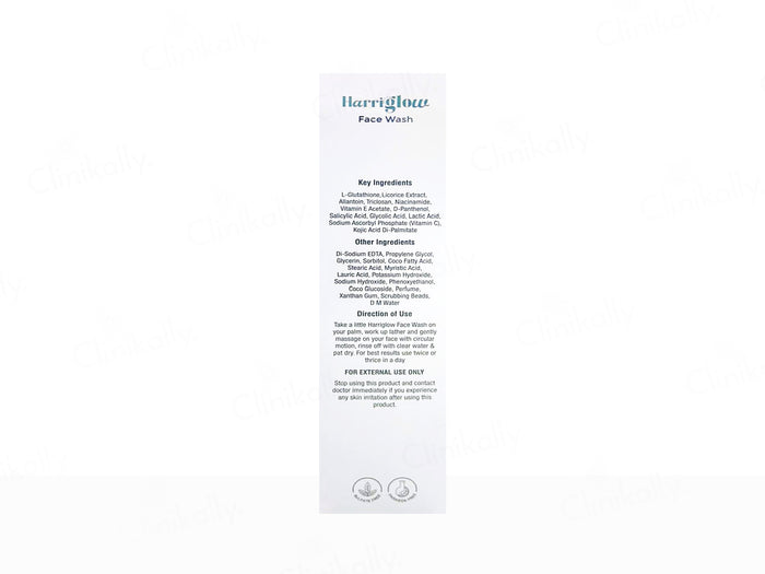 Harriglow Skin Whitening Oil Free Creamy Face Wash
