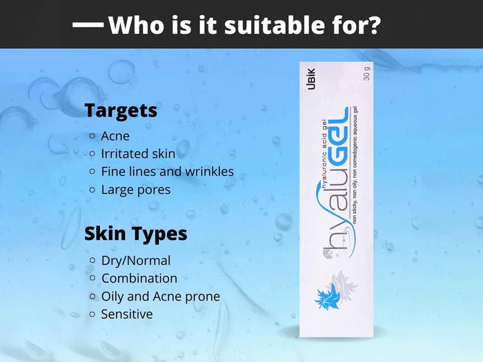 Hyalugel Hyaluronic Acid Gel – Deep Hydration for Soft, Healthy-Looking Skin