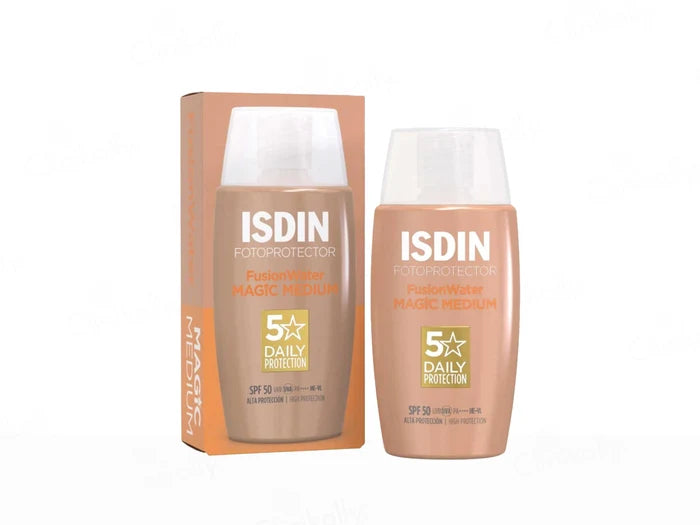 ISDIN Fotoprotector Fusion Water MAGIC Medium Sunscreen SPF 50 PA++++
