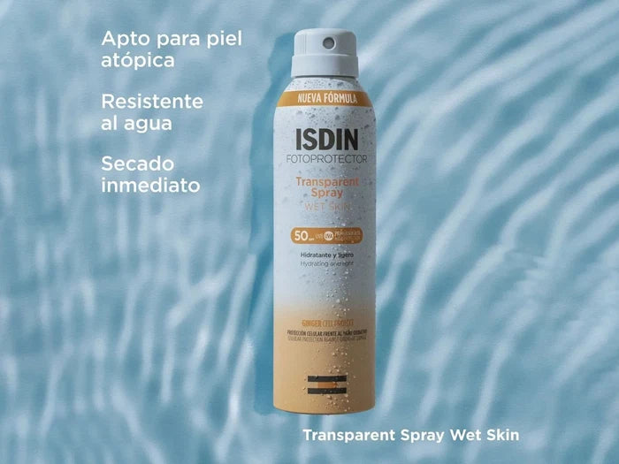 ISDIN Fotoprotector Wet Skin Transparent Spray SPF 50