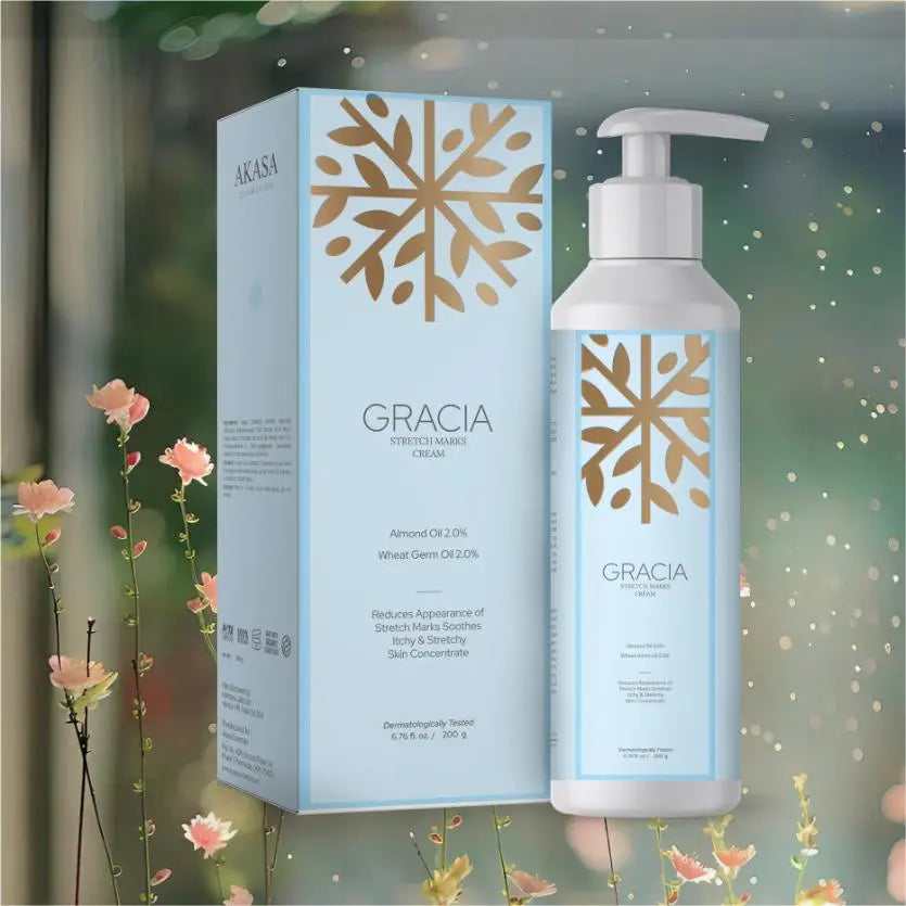 Gracia Stretch Marks Cream – Nourishes, Firms &amp; Improves Skin Elasticity