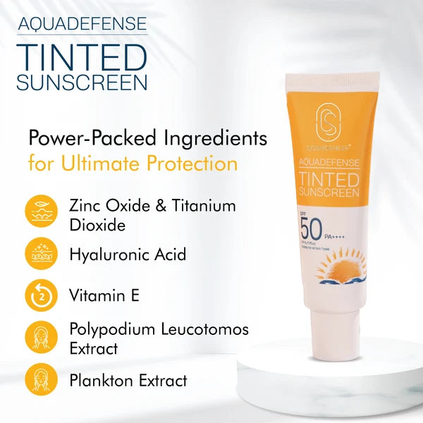 Aquadefense Tinted Sunscreen SPF 50 PA++++