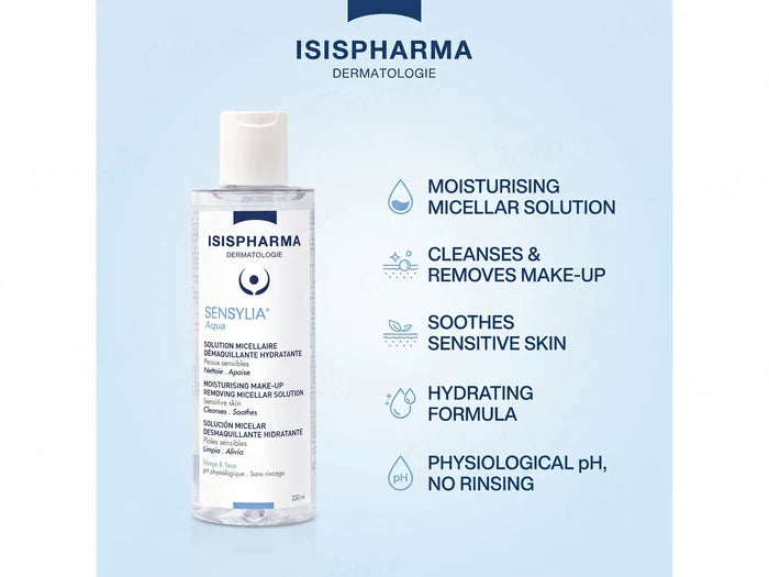 Isispharma Sensylia Aqua Moisturising Make-Up Removing Micellar Solution