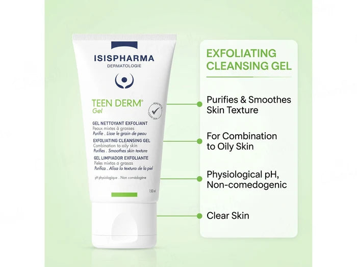 Isispharma Teen Derm Exfoliating Cleansing Gel