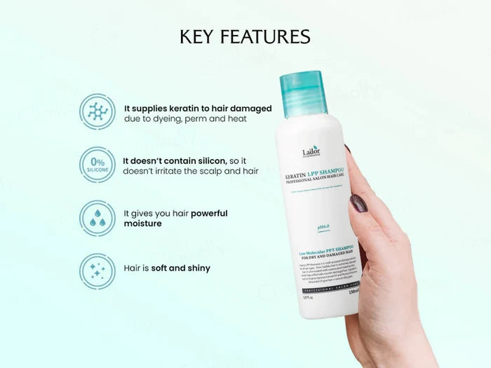 Lador Keratin LPP Shampoo for Dry &Damaged Hair