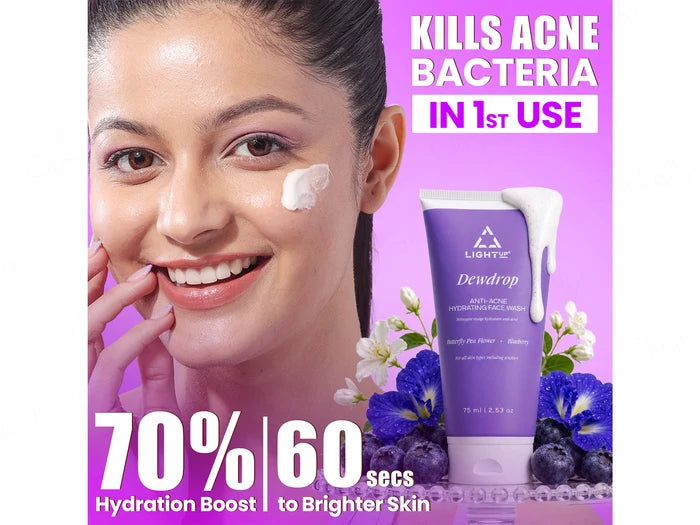 Light Up Dewdrop Anti-Acne Hydrating Face Wash