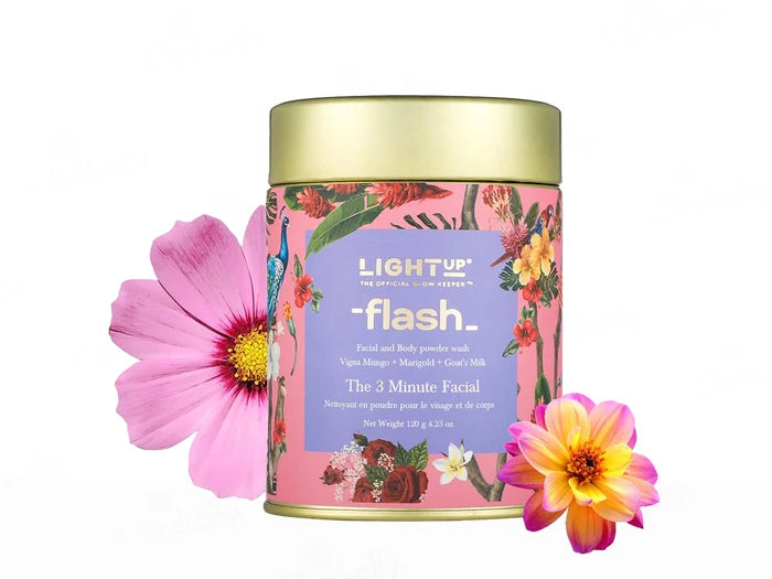 Light Up Flash Facial &amp; Body Powder Wash