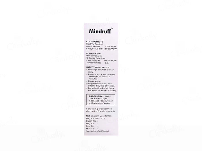 Mindruff Scalp Solution