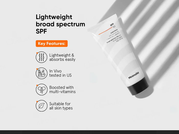Minimalist SPF 50 PA++++ Sunscreen
