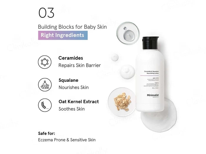 Minimalist Pediatrics Ceramide &Squalane Nourishing Lotion