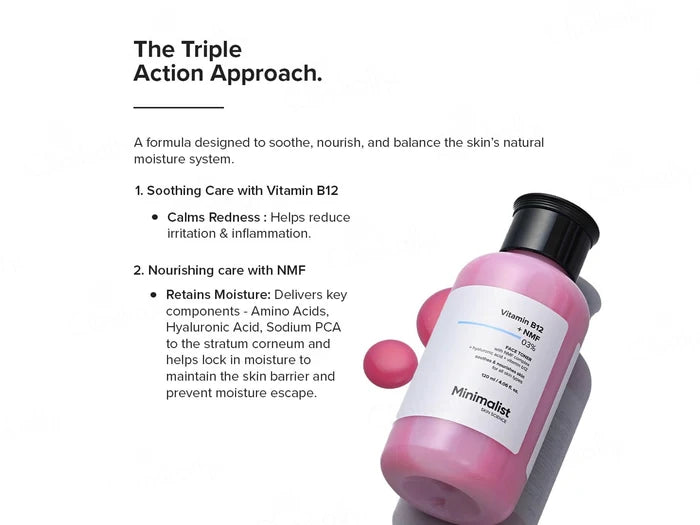 Minimalist Vitamin B12 + NMF 3% Face Toner