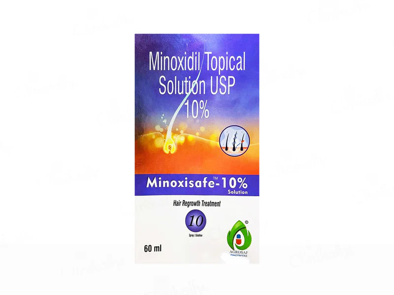 Minoxisafe-10% Topical Solution – Advanced Hair Regrowth Therapy