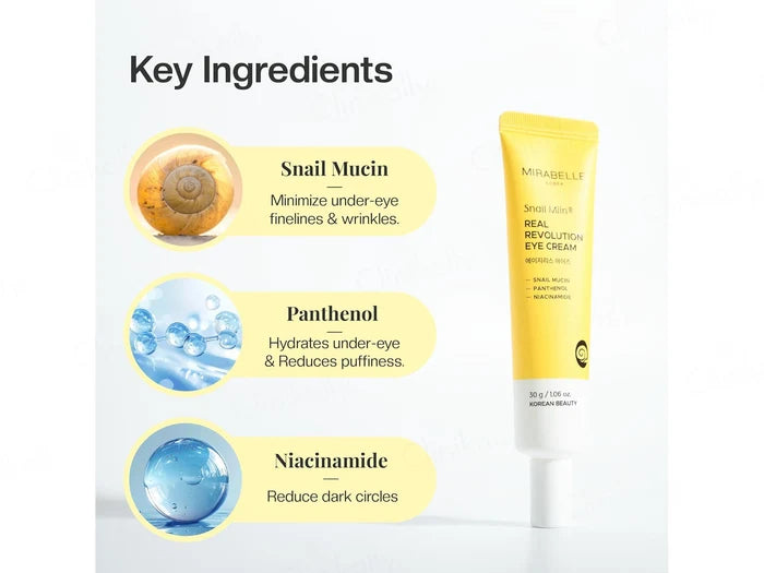 Mirabelle Korea Snail Miin Real Revolution Eye Cream