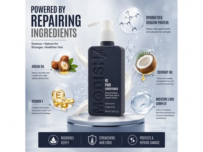 Modish7 Repair Conditioner with Keratin & Argan Oil