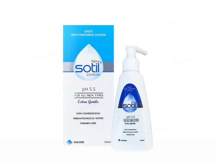 New Sotil Skin Cleansing Lotion – Gentle Daily Cleanser for Healthy, Hydrated Skin