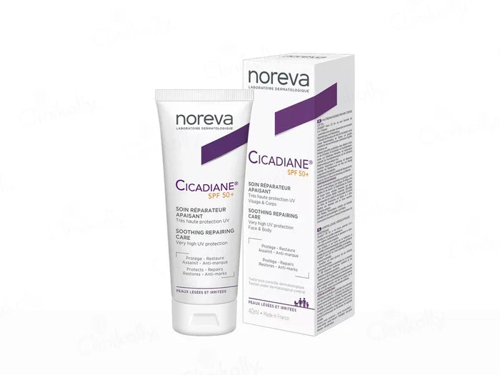 Noreva Cicadiane Soothing Repairing Face &amp; Body Care Sunscreen SPF 50+