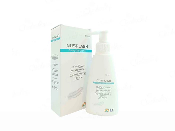 Nusplash Creamy Face Cleanser – Gentle Hydrating Daily Face Cleanser