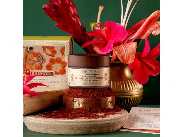 Red Sandalwood &amp; Saffron Clarifying Mask