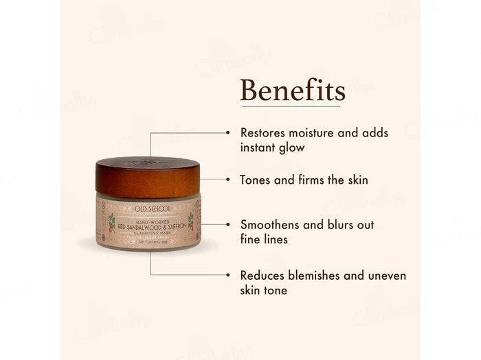 Red Sandalwood &amp; Saffron Clarifying Mask