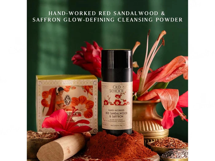 Red Sandalwood &amp; Saffron Glow-Defining Cleansing Powder