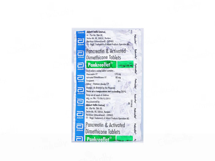Pankreoflat 170mg/80mg Tablet