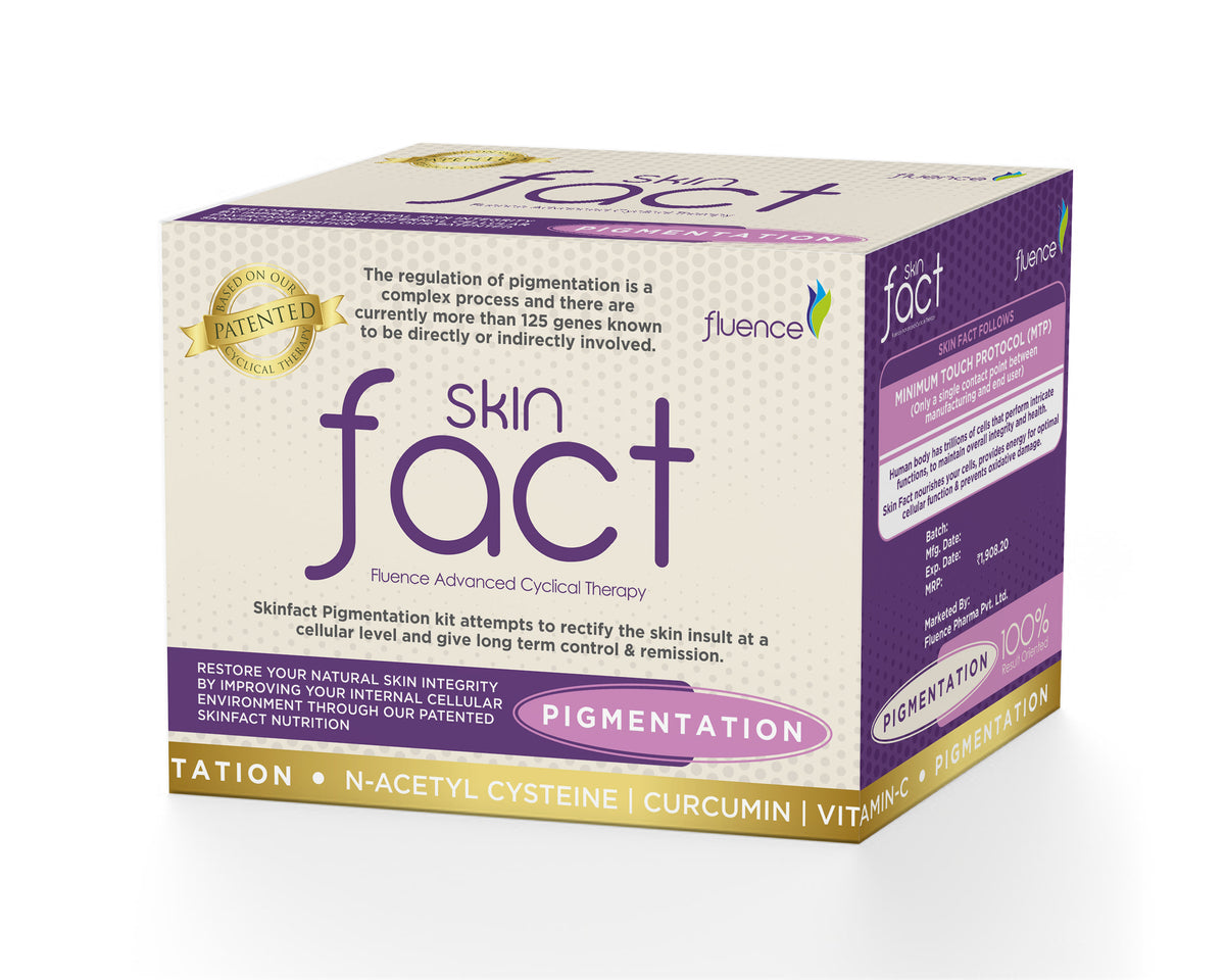 SKIN FACT PIGMENTATION-1 – Advanced Nutritional Support for Pigmentation  Skin Wellness | Fluence Advanced Cyclical Therapy