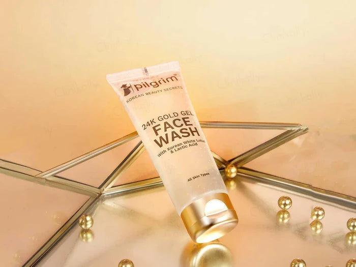Pilgrim 24K Gold Gel Face Wash – 80 ml
