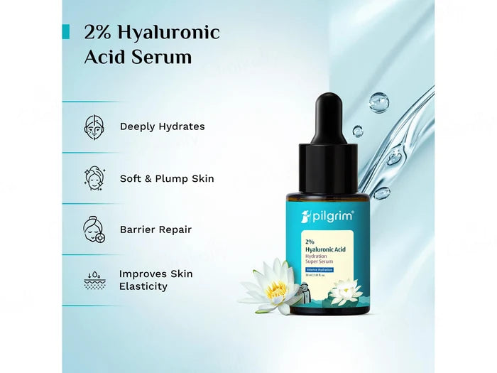 Pilgrim 2% Hyaluronic Acid Hydration Super Serum – 30 ml