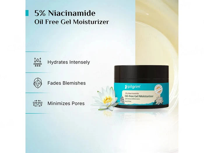 Pilgrim 5% Niacinamide Oil-Free Gel Moisturizer