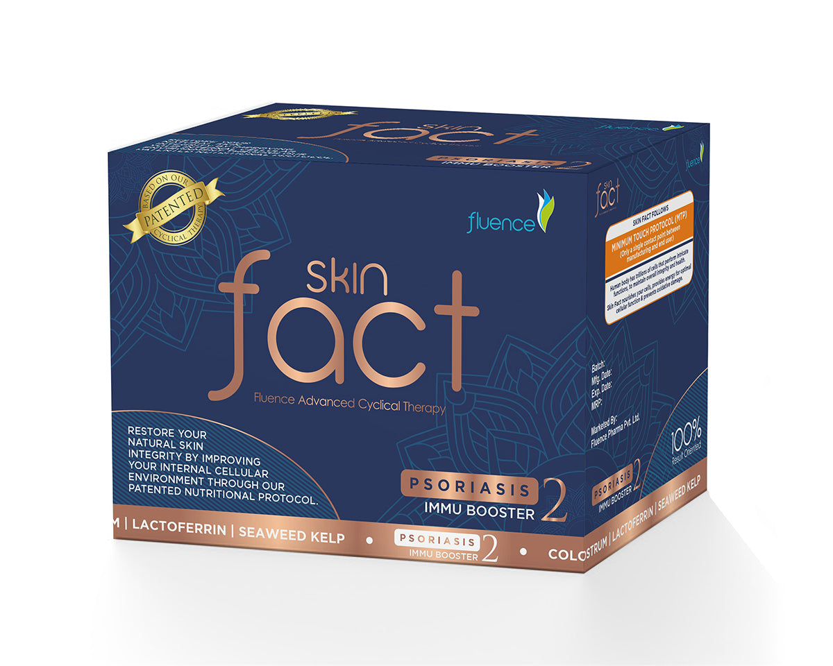 SKIN FACT PSORIASIS-2 (IMMU BOOST) – Advanced Nutritional Support for Psoriasis-Prone Skin | Fluence Advanced Cyclical Therapy