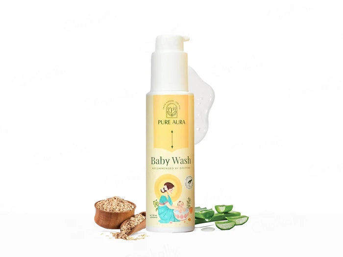 Pure Aura Baby Wash – Gentle Ayurvedic Baby Body Cleanser